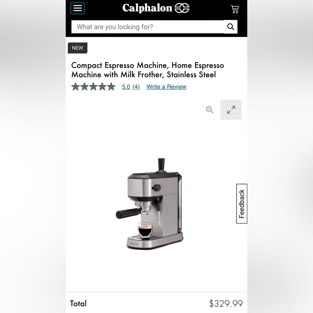 Calphalon Compact Espresso Machine New in Box - Picture 3 of 8